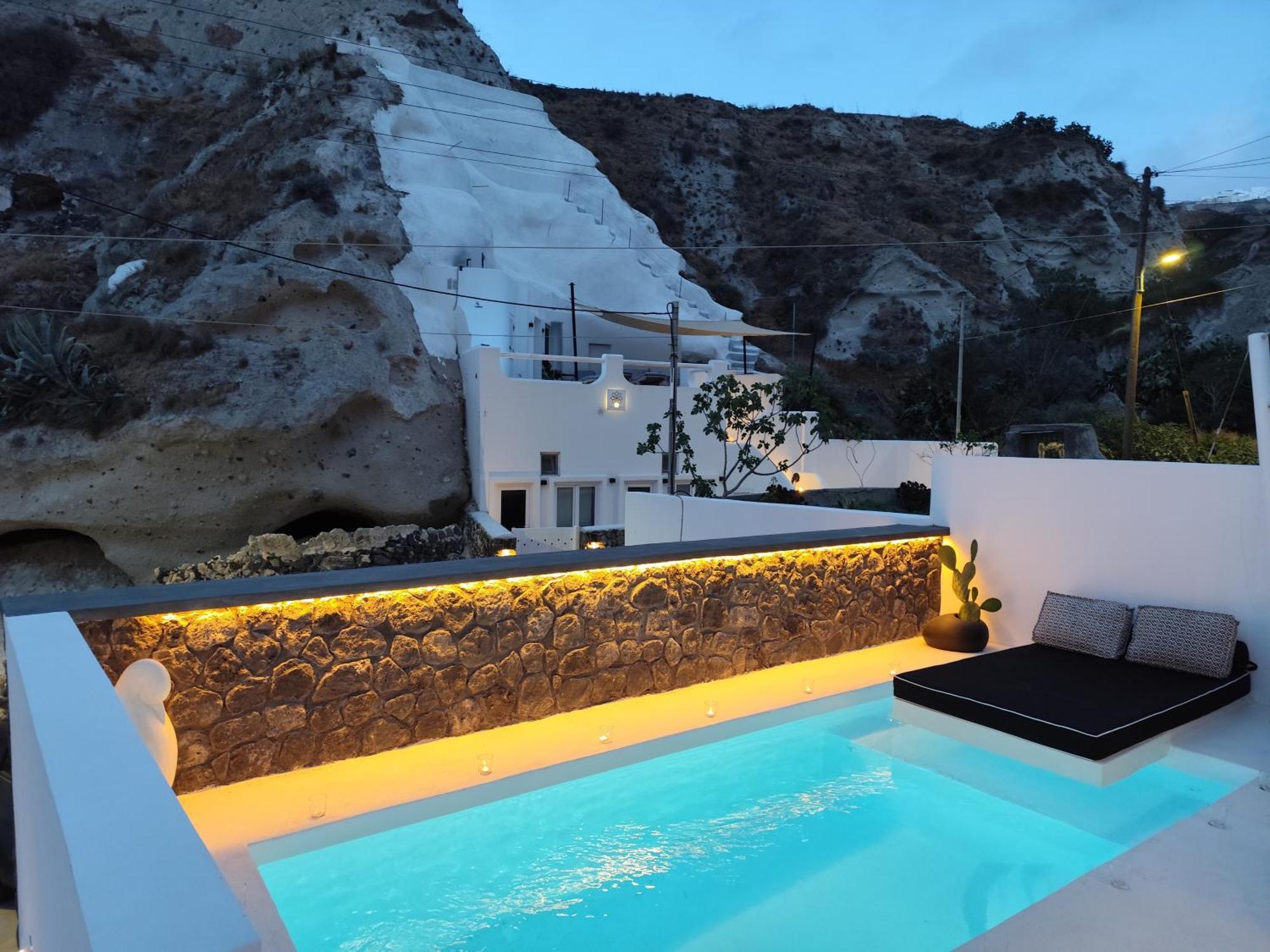 The Magic Luxury Cave Suites Vóthon Eksteriør bilde