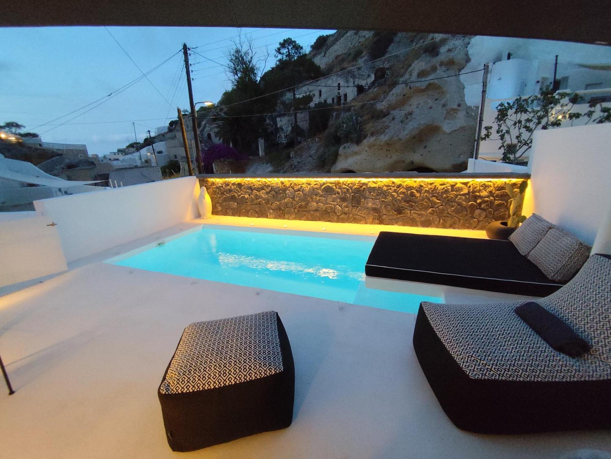 The Magic Luxury Cave Suites Vóthon Eksteriør bilde