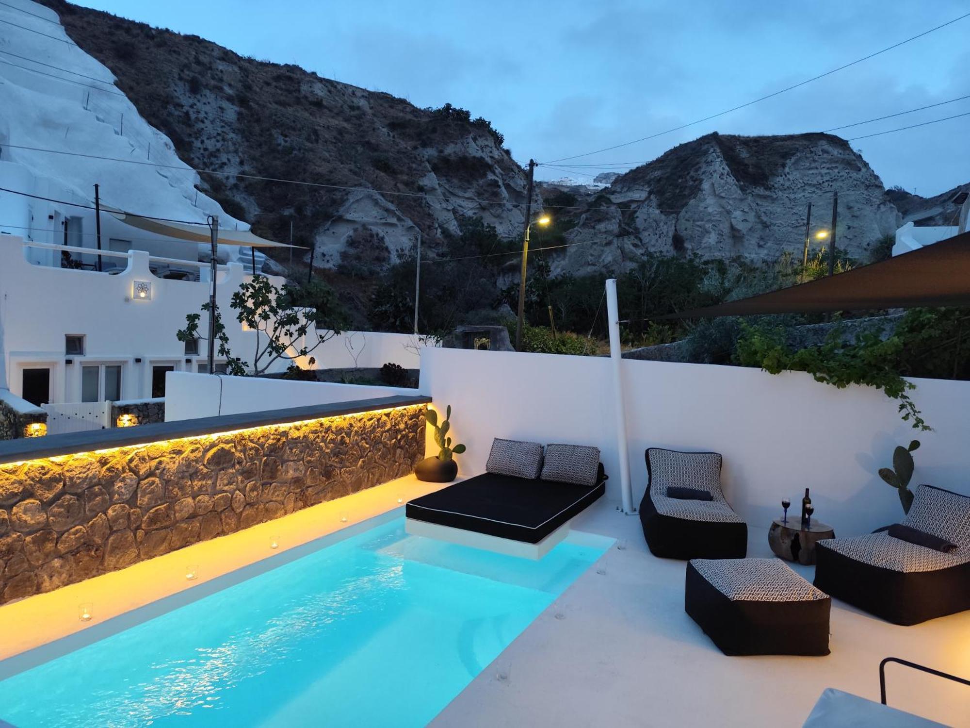 The Magic Luxury Cave Suites Vóthon Eksteriør bilde